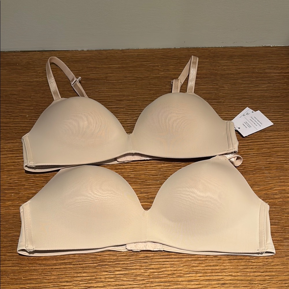 Auden Cream T-Shirt Bra with Molded Cups